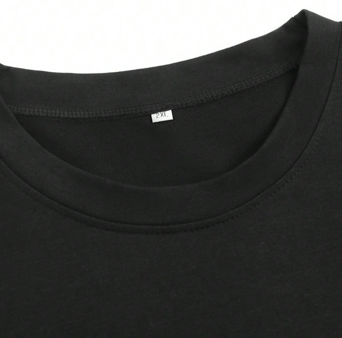 Women's Holiday Pullover with Long Sleeves and Stretch Fabric, Black