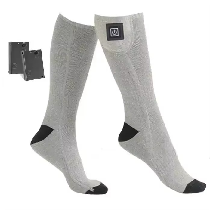Rechargeable Winter Socks with Forefoot Heating and Cushioned Sole