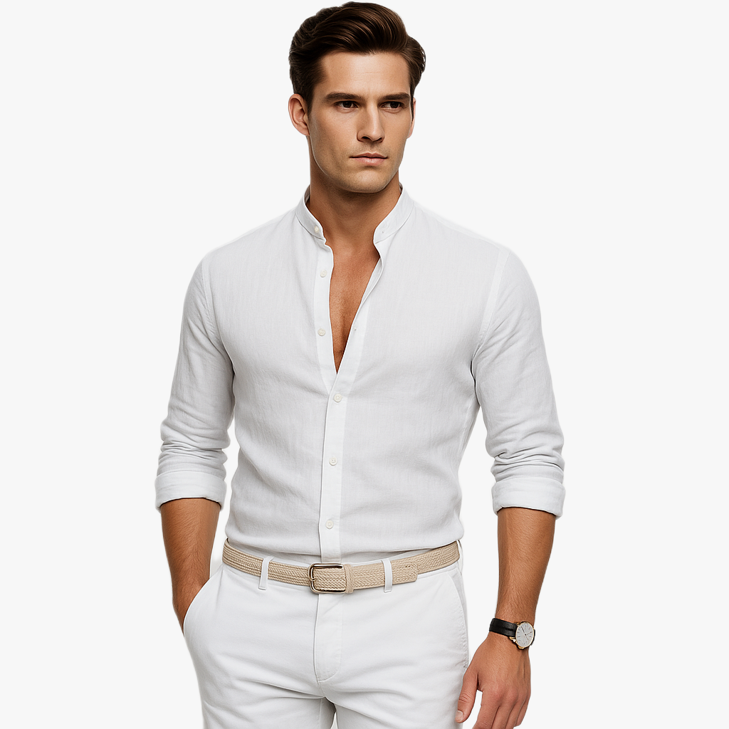 Breathable Unisex Linen Shirt for All Occasions