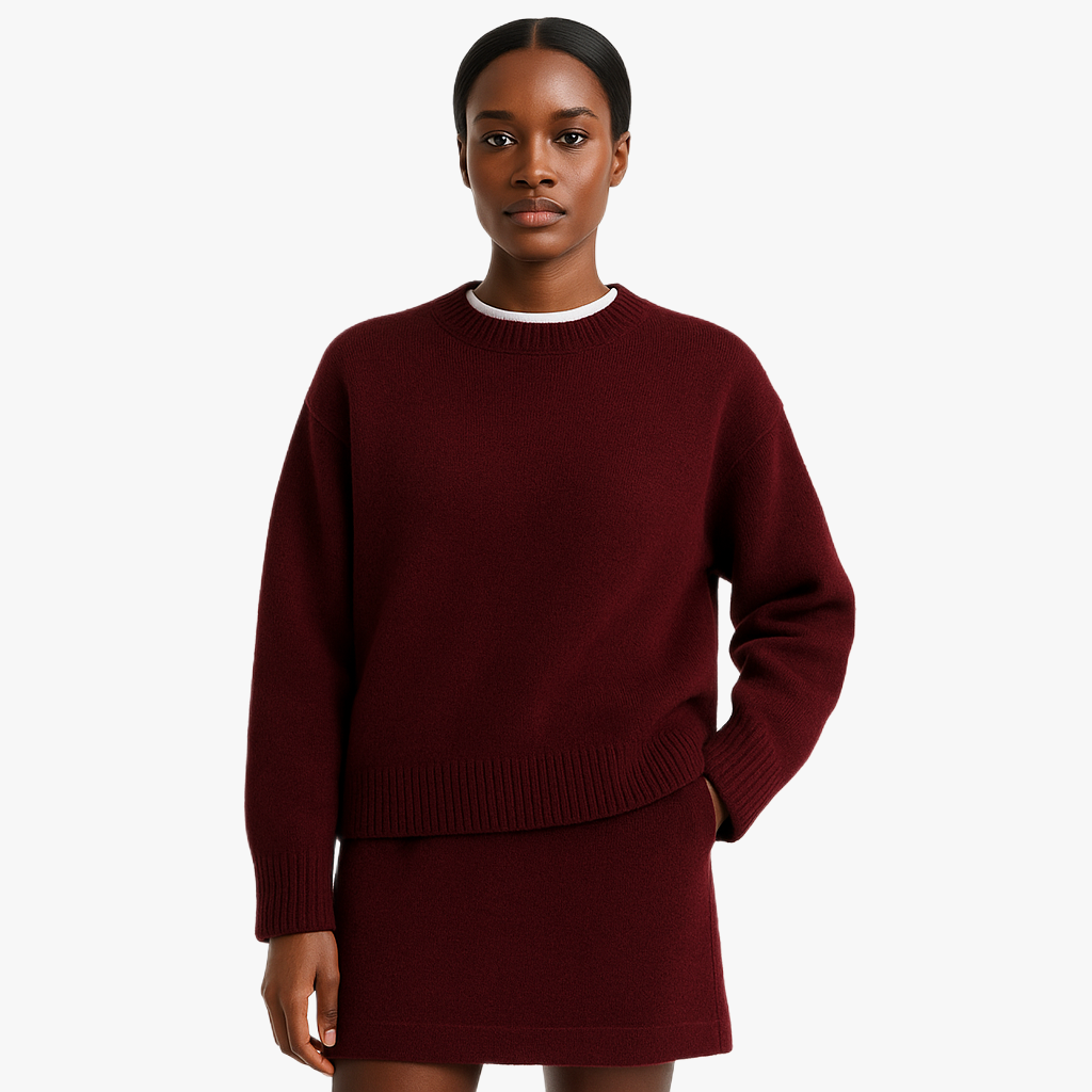 Chic Women's Knitted Co-ord Set