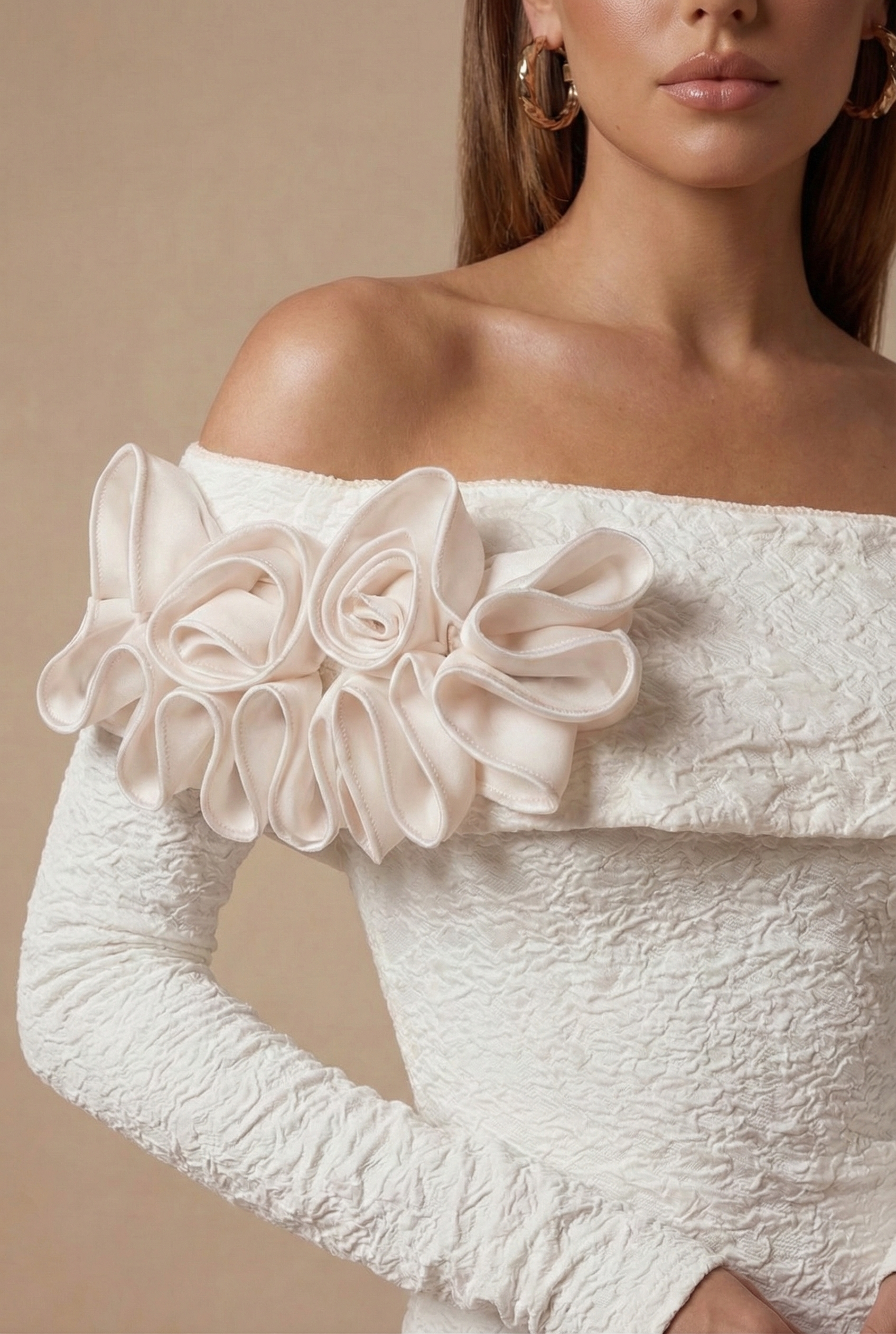floral off the shoulder bodycon dress Off-Shoulder Floral Lace Bodycon Dress Olvi's Lace