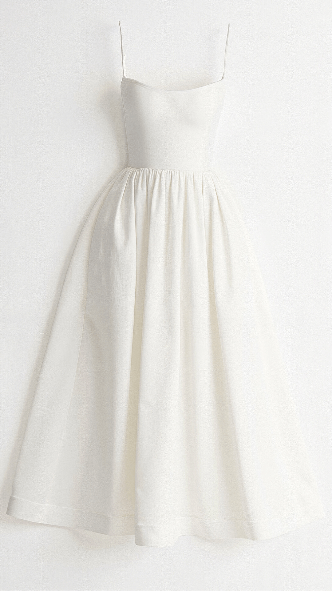 Women's Spaghetti Strap A Line Midi Dress with Fitted Bodice Rolenna Women's Spaghetti Strap A Line Midi Dress with Fitted Bodice Rolenna