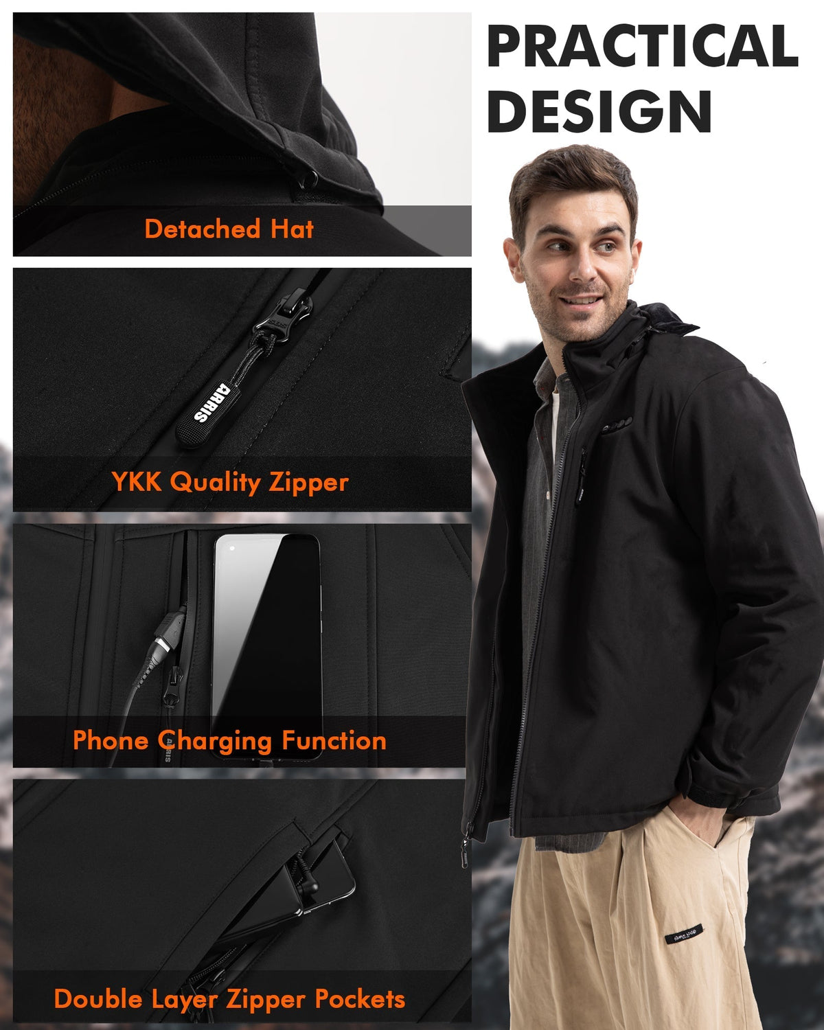 Heated Jacket Softshell Heated Jacket