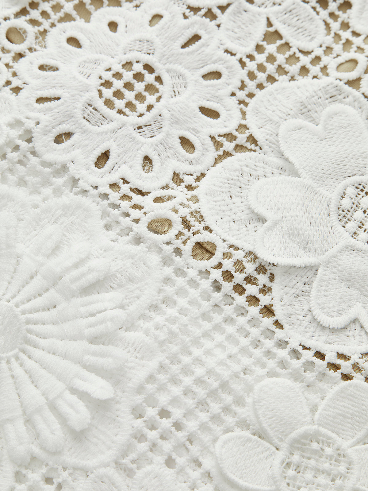 Embroidered Lace Crop Top and Midi Skirt Set for Weddings
