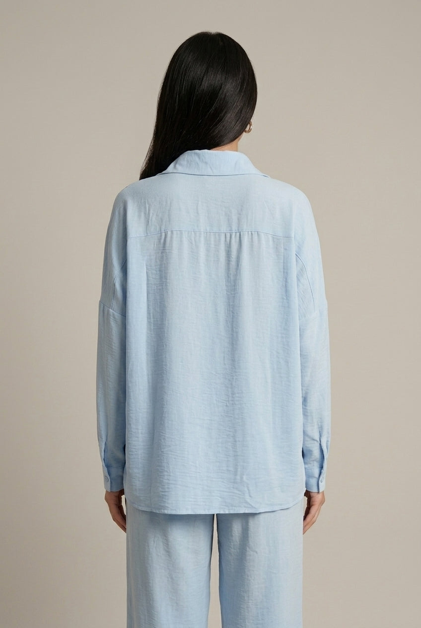 Women's Linen Two-Piece Set Oversized
