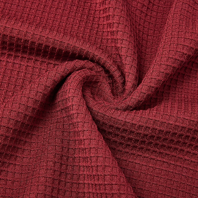 Textured Quarter Zip Pullover with Elbow Patches and Chest Pocket, Ribbed Cuffs