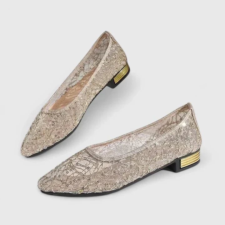 Women's Lace Flats Orthopedic Pointed Toe