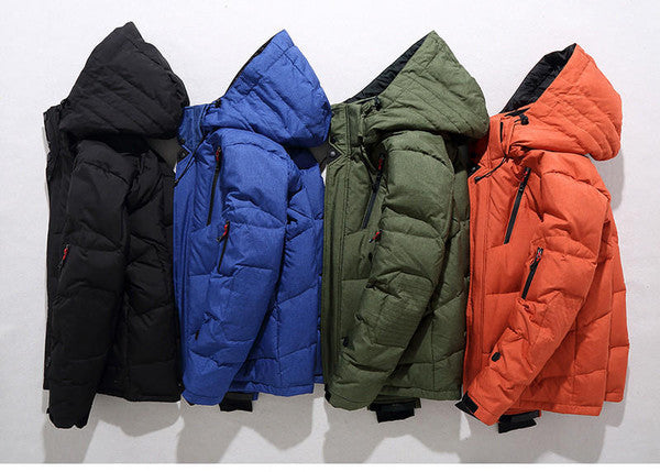 Hooded Zip Jacket with Removable Snap Hood and Thick Polyester, Wind Protection
