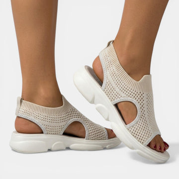 Women's Orthopedic Sandals Knit Platform Slingback