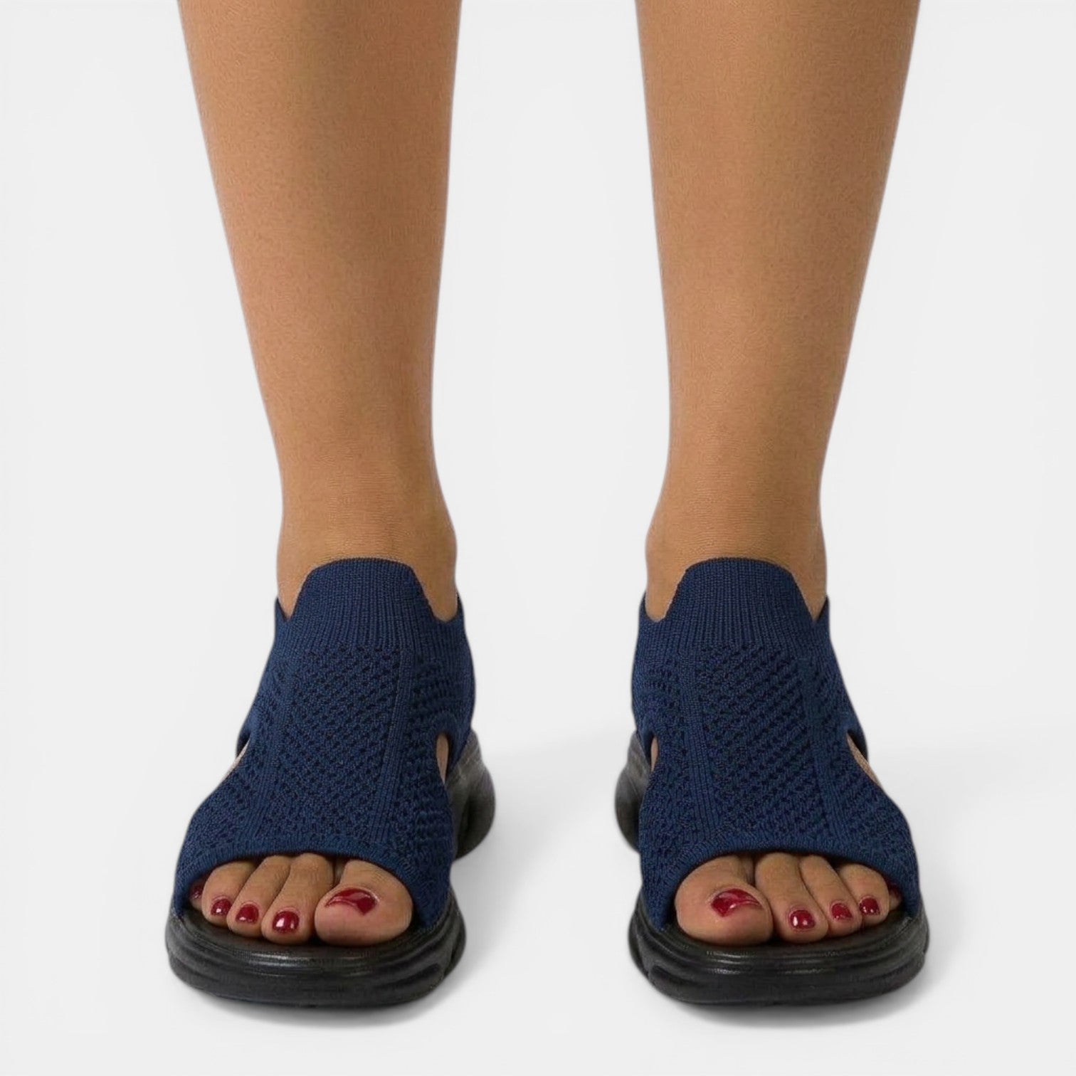 Women's Orthopedic Sandals Knit Platform Slingback