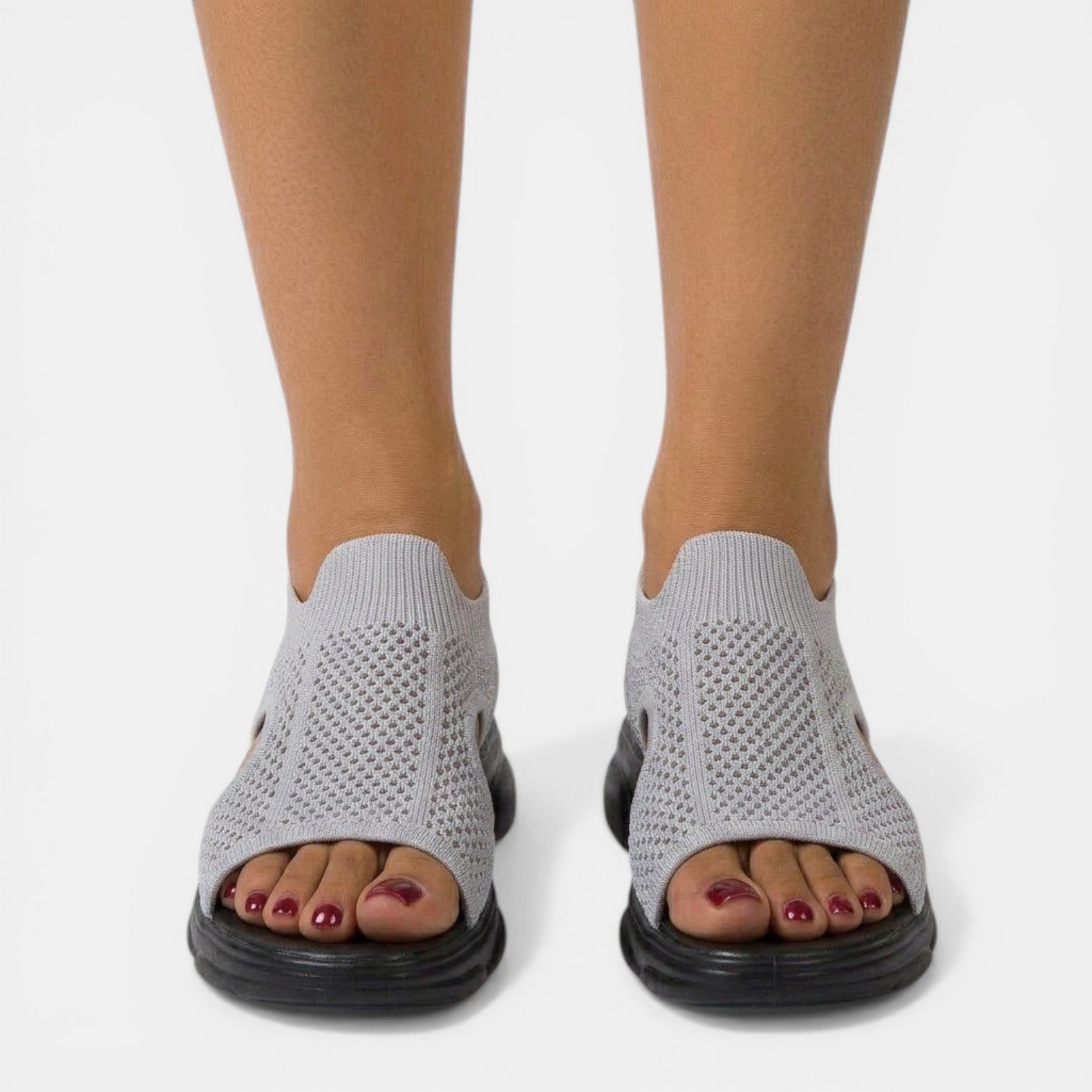 Women's Orthopedic Sandals Knit Platform Slingback