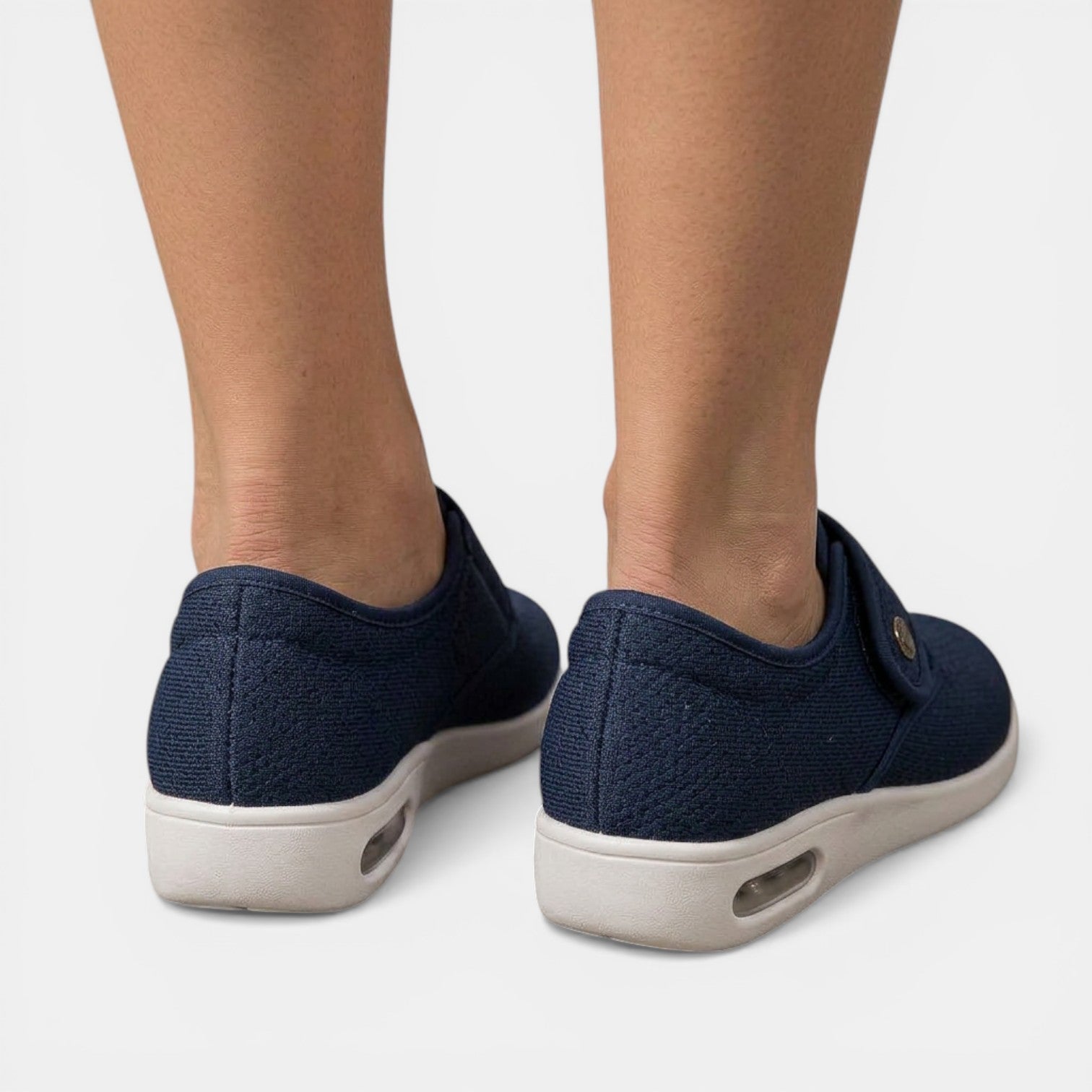 Women's Orthopedic Sneakers Knit Velcro Strap Breathable