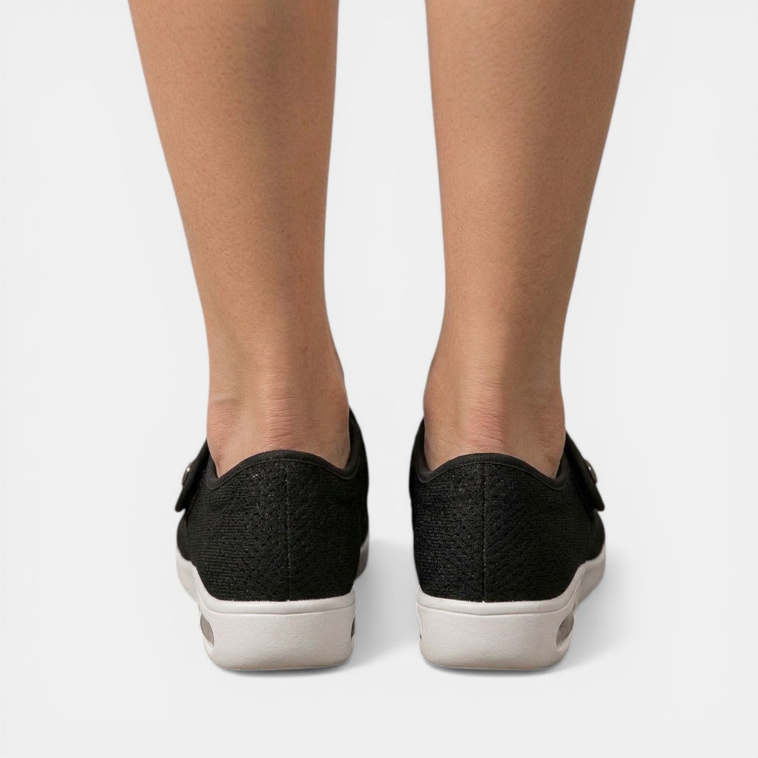 Women's Orthopedic Sneakers Knit Velcro Strap Breathable