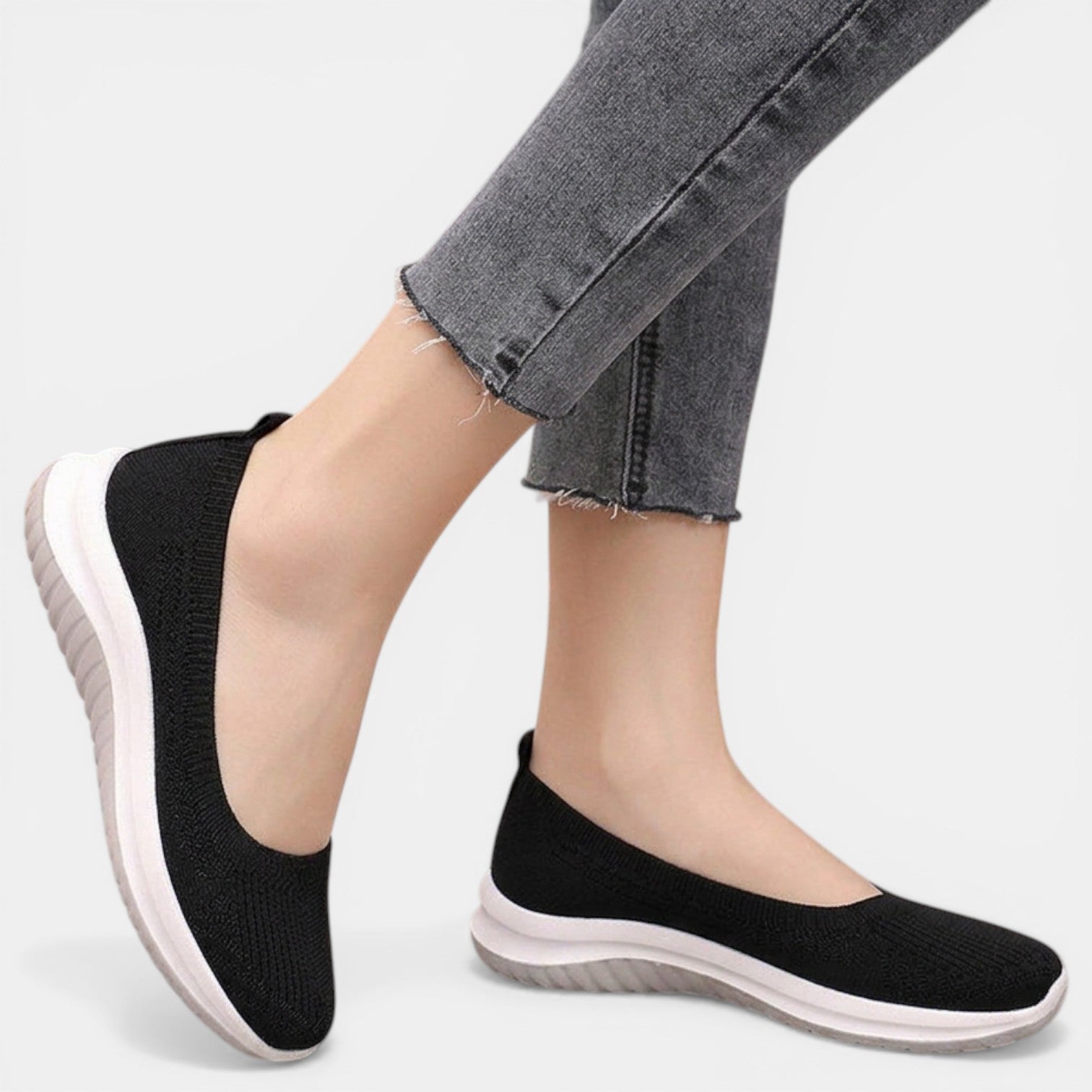 Women's Orthopedic Sneakers Knit Slip-On Breathable