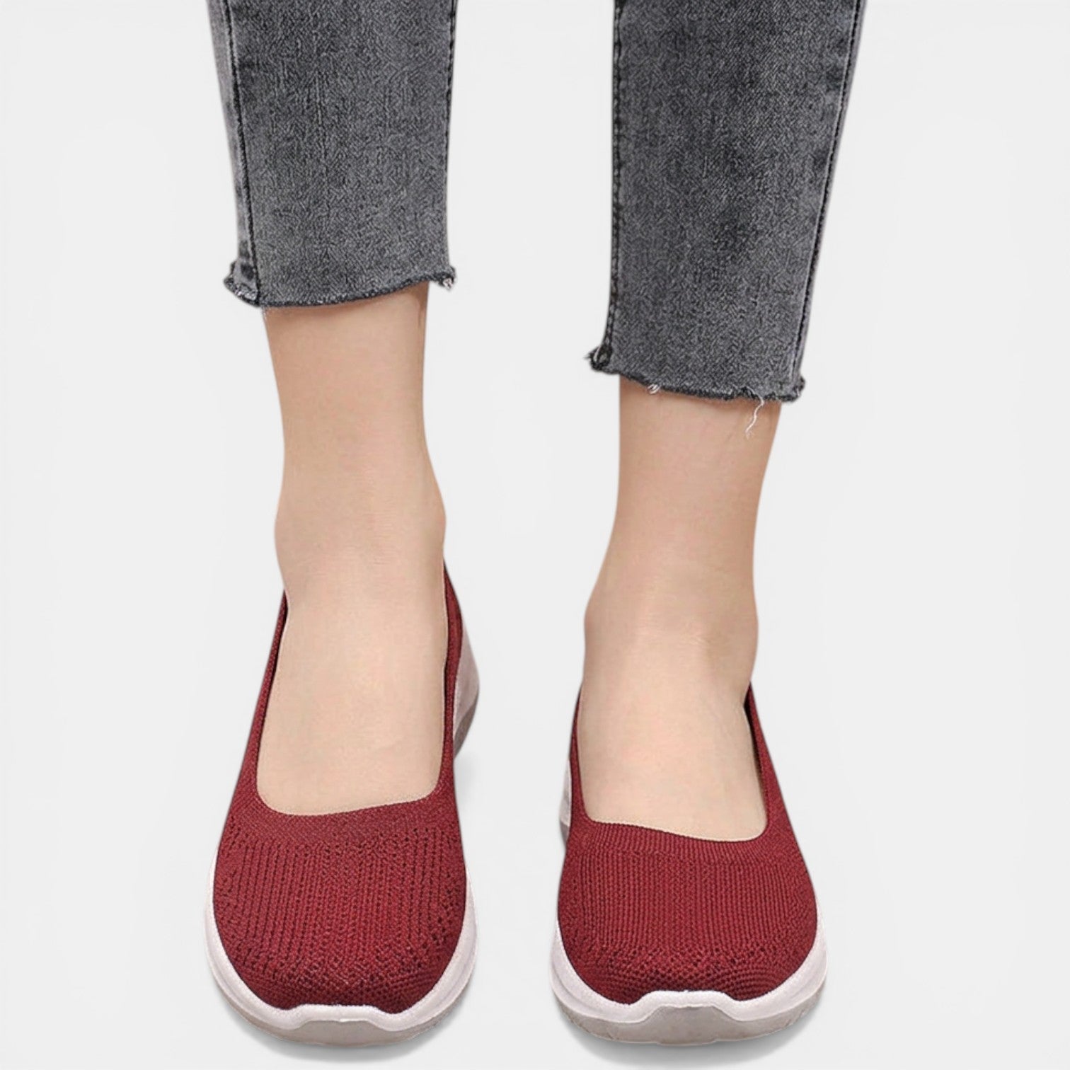 Women's Orthopedic Sneakers Knit Slip-On Breathable