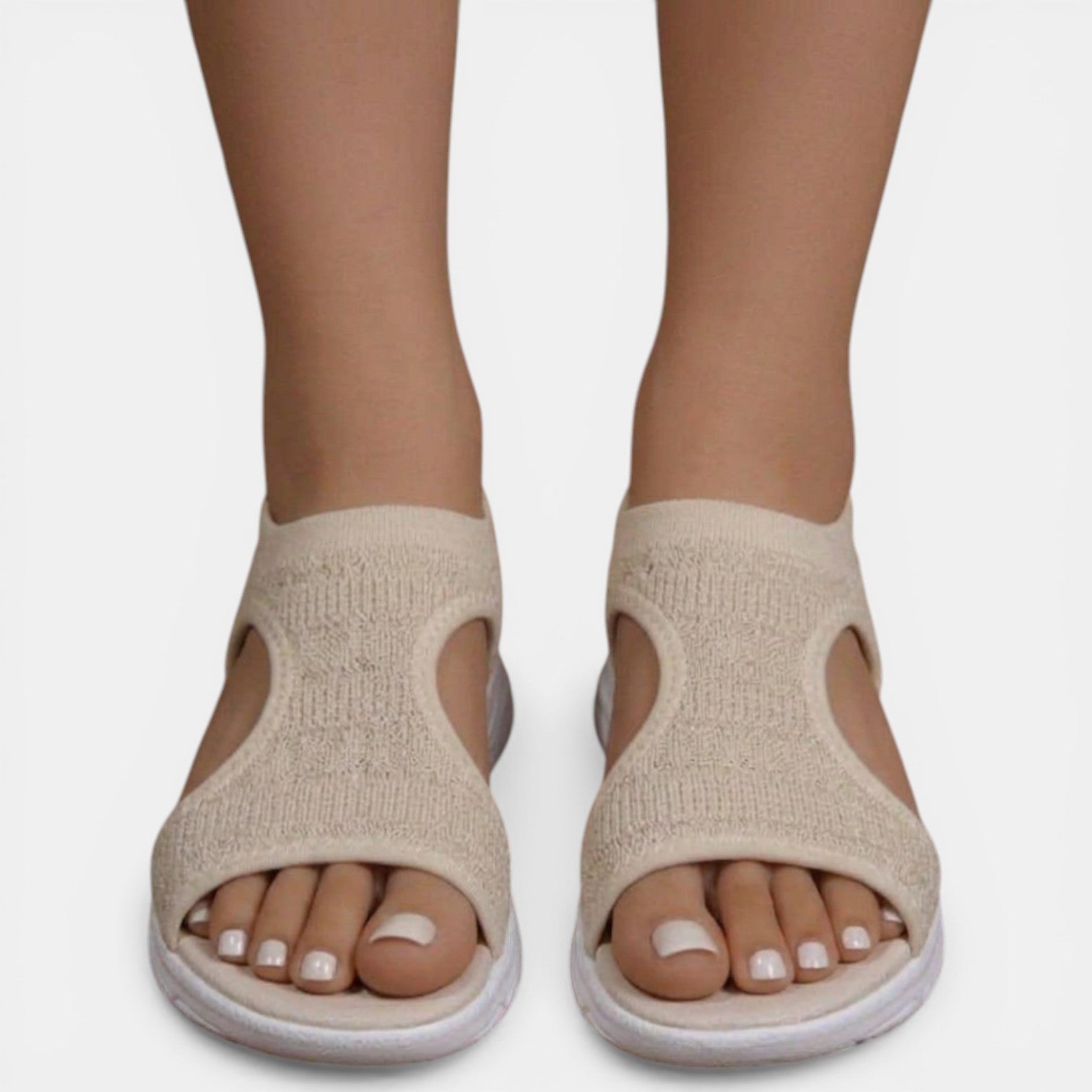 Women's Orthopedic Sandals Knit Platform Slip-On