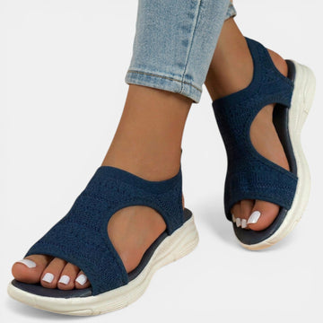 Women's Orthopedic Sandals Knit Platform Slip-On