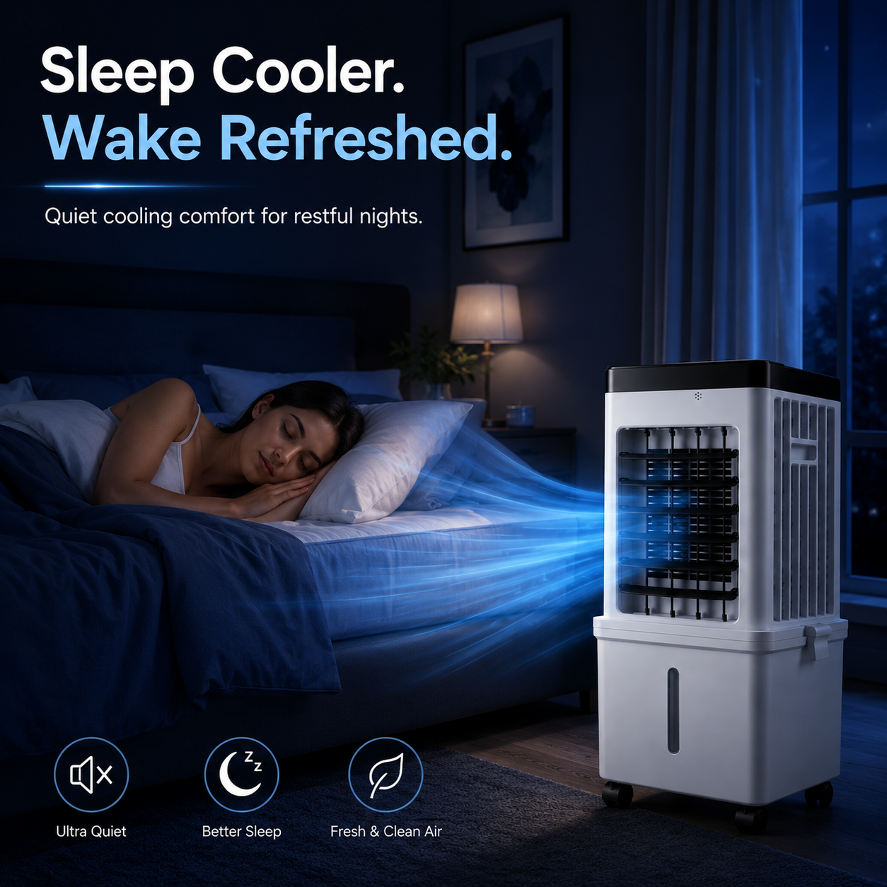 FrostAir – 3-in-1 Portable Air Cooler, Humidifying