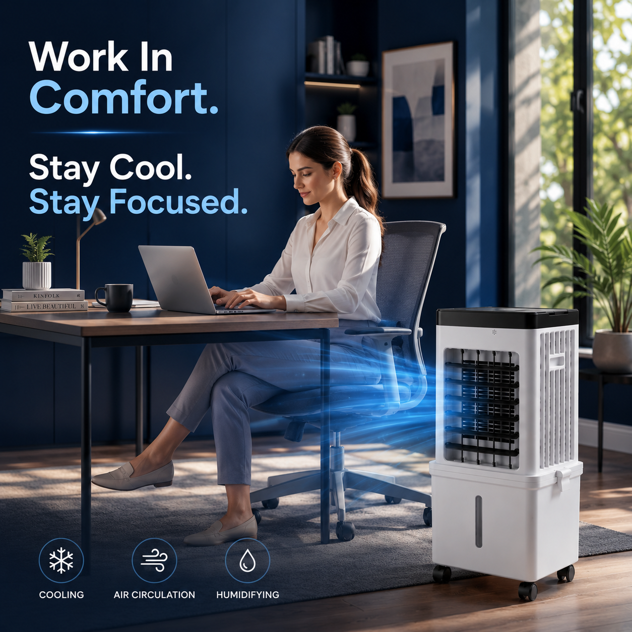 FrostAir – 3-in-1 Portable Air Cooler, Humidifying