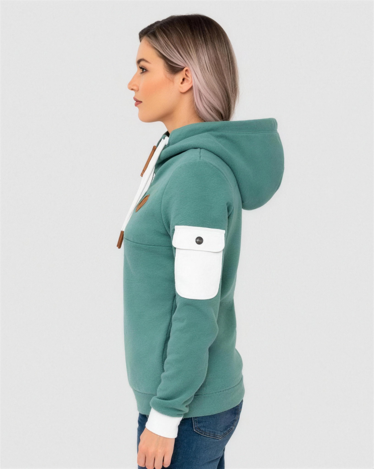 Sweat Capuche Femme Zippe