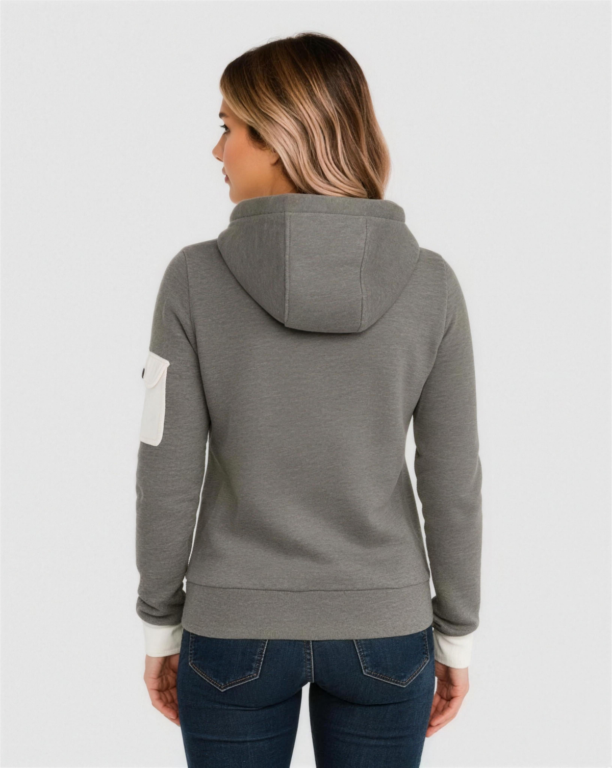 Sweat Capuche Femme Zippe