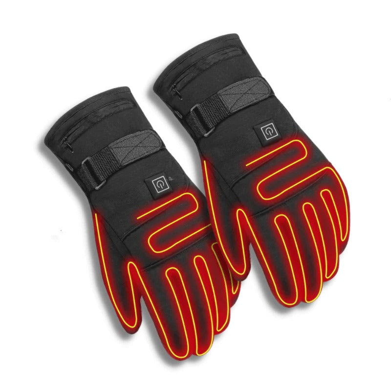Heated Gloves with Touchscreen Fingertips and 3 Heat Modes, Wind Resistant