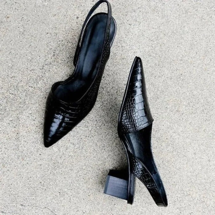 Women's Dress Pumps with Contoured Arch Support and Cushioned Sole