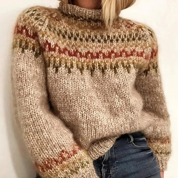 Turtleneck Sweater with Dual Fiber Wool Insulation and Moisture Wicking