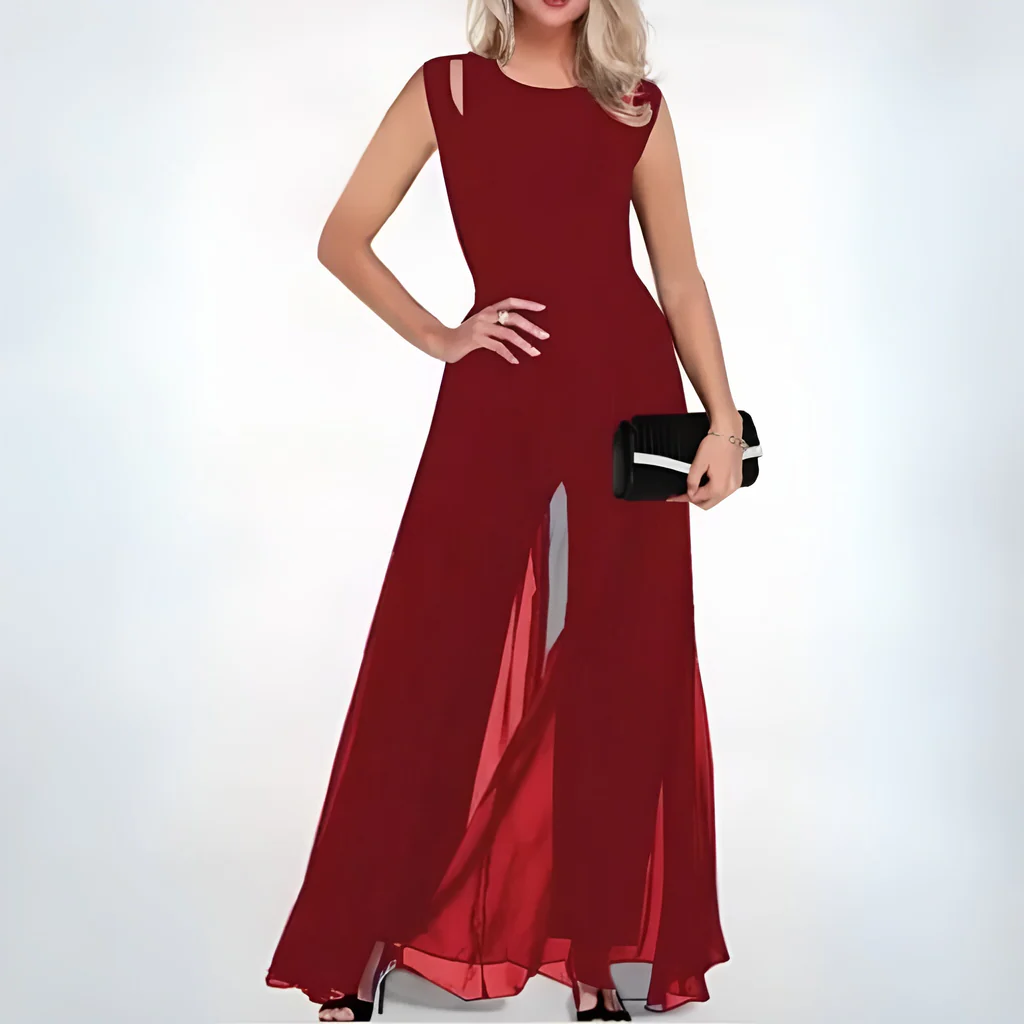 Women's Slim Jumpsuit with Deep Side Pockets and Breathable Fabric