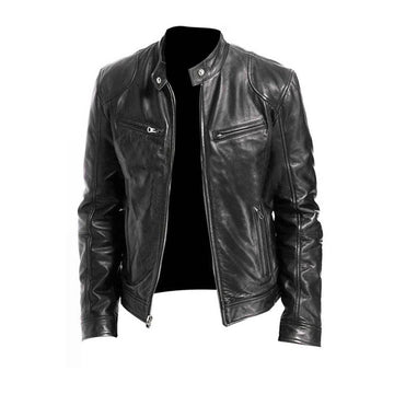 Men's Zip-Up Jacket with Synthetic Shell and Side Pockets