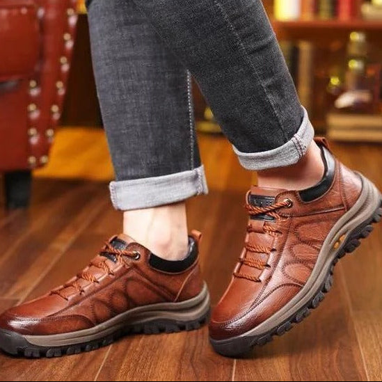 Slip On Work Shoes with Cork Arch Support and Mesh Lining, Non-Slip Rubber Sole