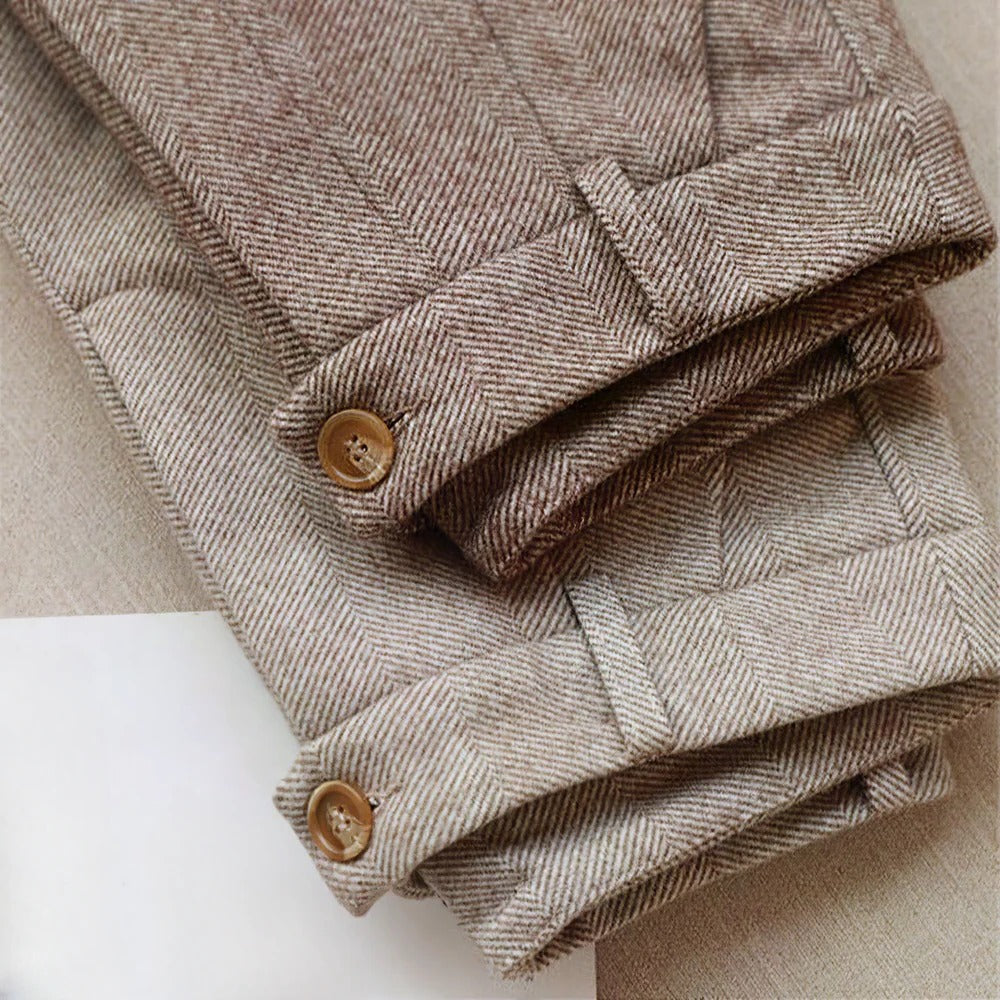 Tapered Pants with Flat Waistband and Body Hugging Fit