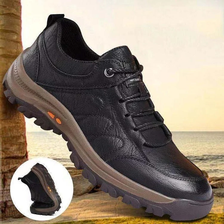 Slip On Work Shoes with Cork Arch Support and Mesh Lining, Non-Slip Rubber Sole