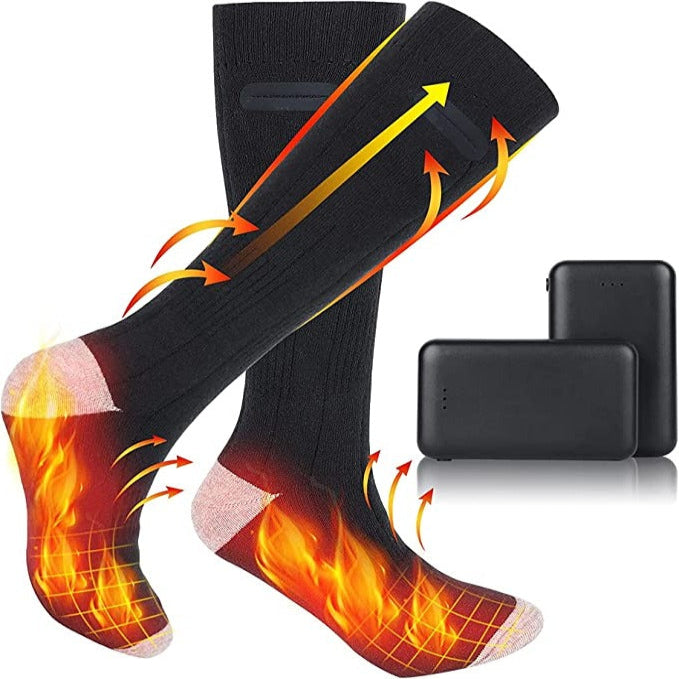 Heated Socks with Three Temperature Settings and 8-Hour Battery Life for Winter Activities