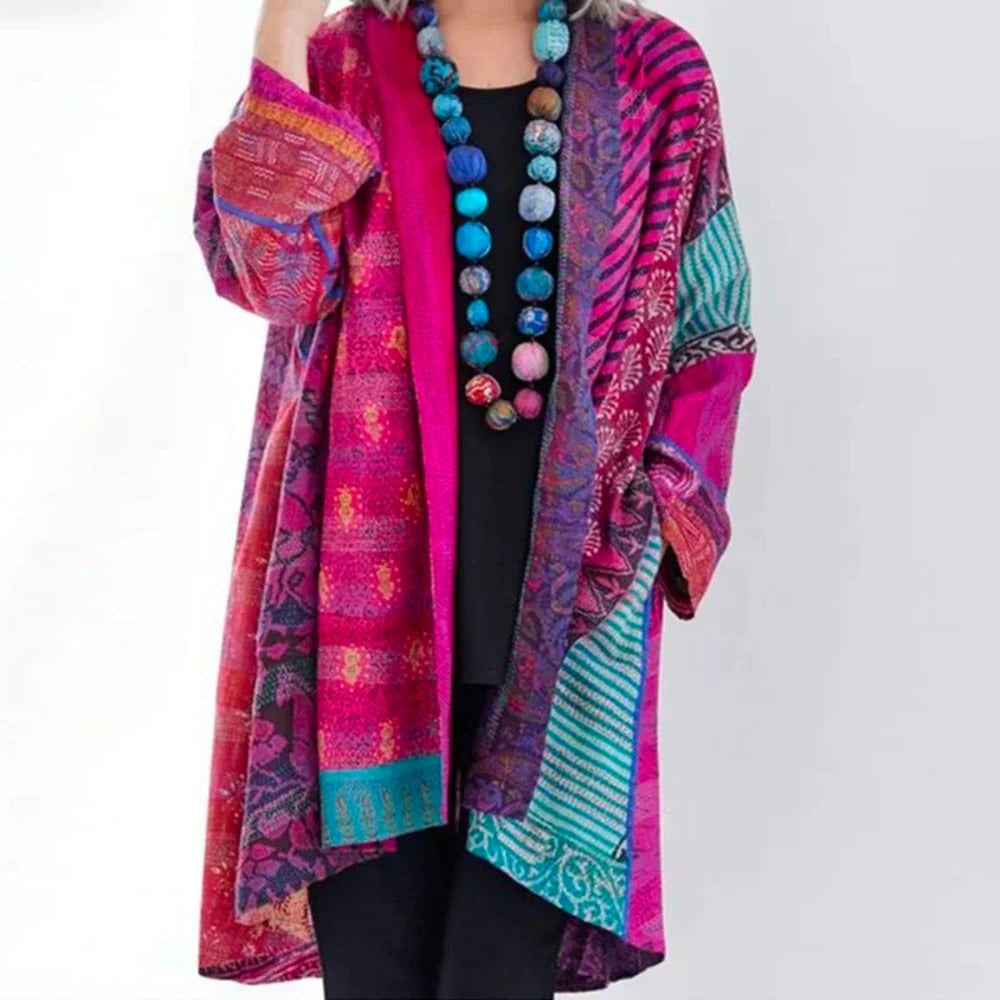 Women's Open Front Cardigan with Relaxed Fit, S-5XL