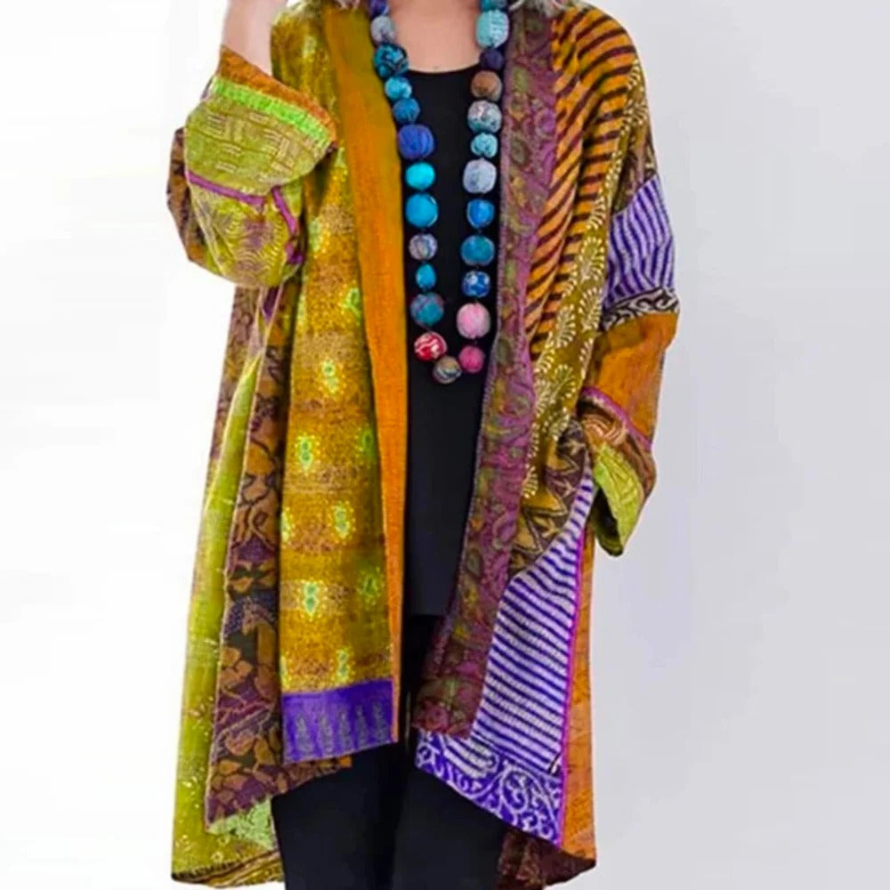 Women's Open Front Cardigan with Relaxed Fit, S-5XL