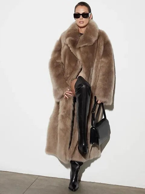 Trench Coat with Extended Hip Length and Relaxed Fit for Layering