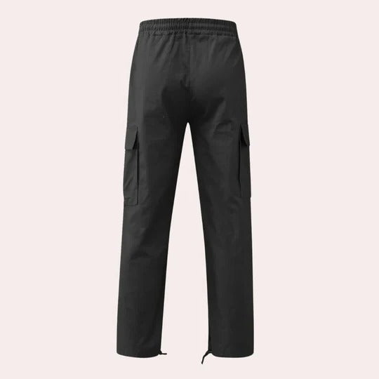 Cargo Pants for Men with Straight Fit and Multiple Side Pockets