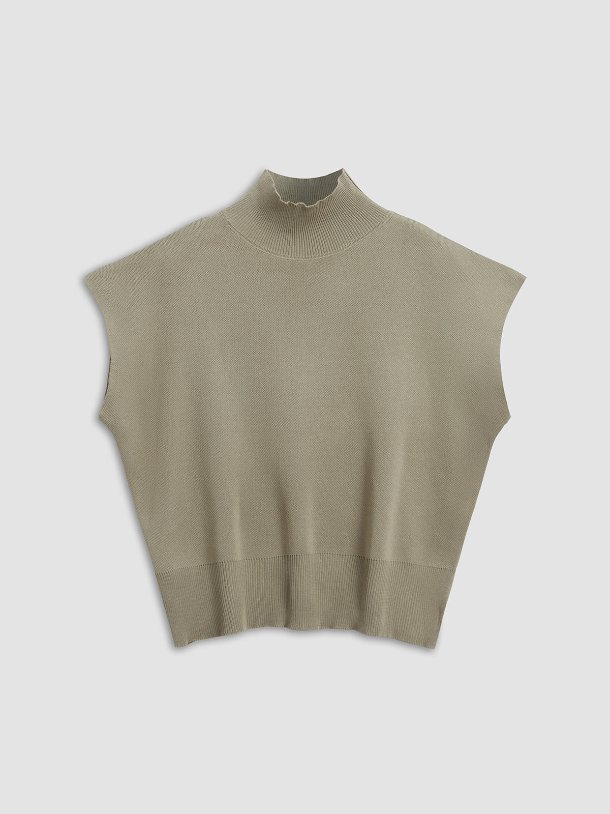 Pullover Knit Sweater with Acrylic Polyester Blend and Slight Stretch, Hip Length