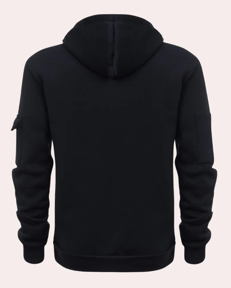 Hooded Pullover with Soft Knit Fabric and Modern Regular Fit