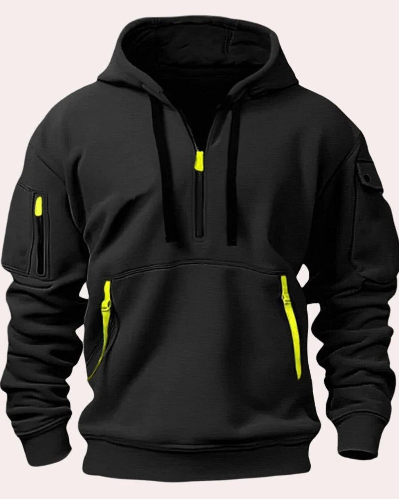 Hooded Pullover with Soft Knit Fabric and Modern Regular Fit