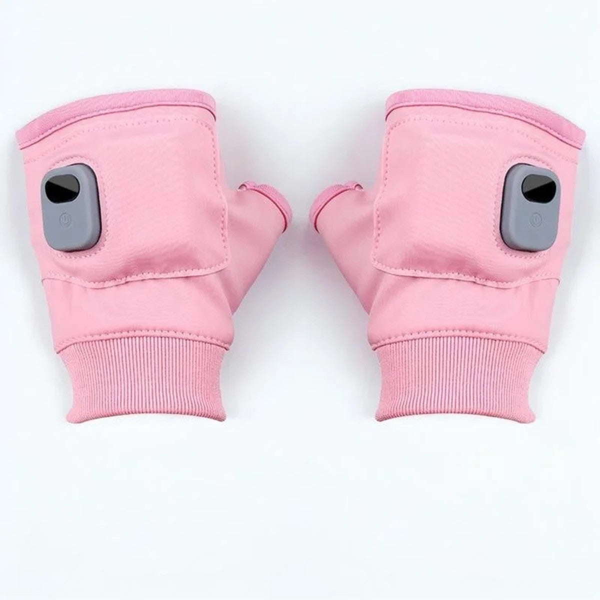 Heated Fingerless Gloves with Touchscreen Access and Three Heat Settings
