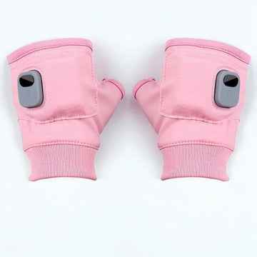 Heated Fingerless Gloves with Touchscreen Access and Three Heat Settings