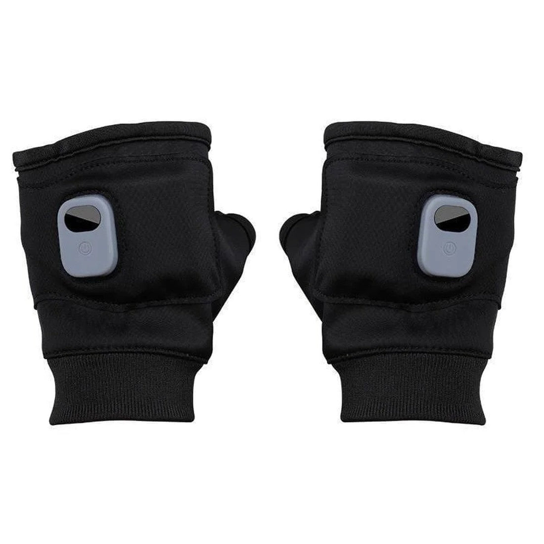 Heated Fingerless Gloves with Touchscreen Access and Three Heat Settings