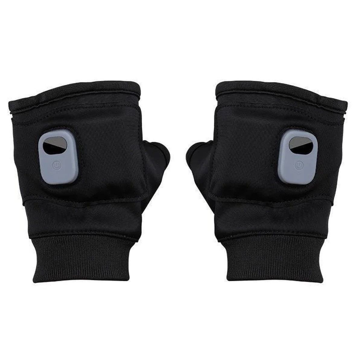 Heated Fingerless Gloves with Touchscreen Access and Three Heat Settings