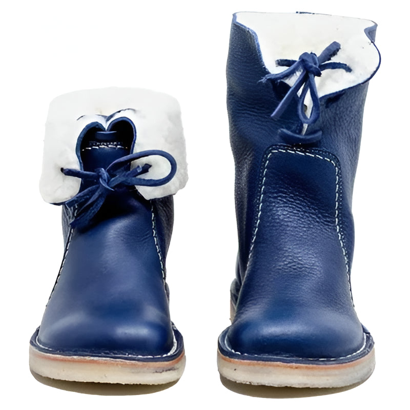 Winter Boots with European Wool Lining and Full Grain Shell, Crepe Rubber Sole
