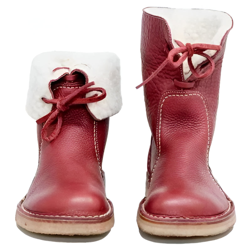 Winter Boots with European Wool Lining and Full Grain Shell, Crepe Rubber Sole