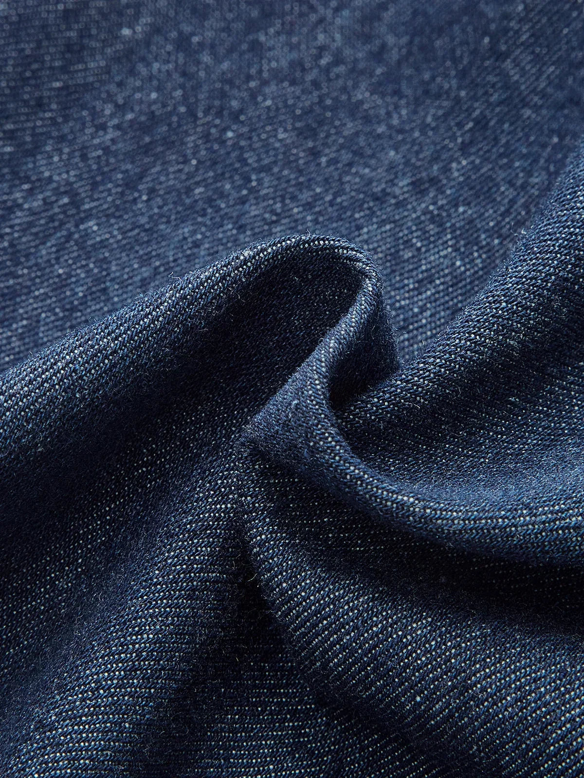 Women's Denim Cap Sleeve Button-Front Collar Midi Dress