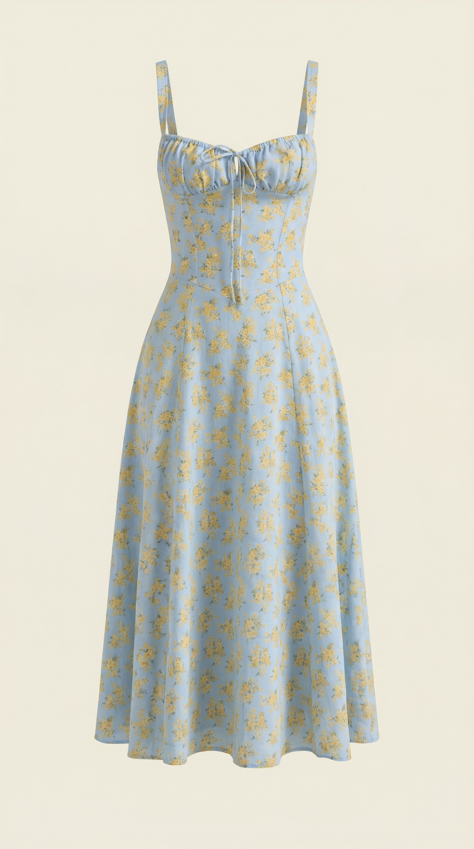 Women's Floral Midi Dress Sweetheart