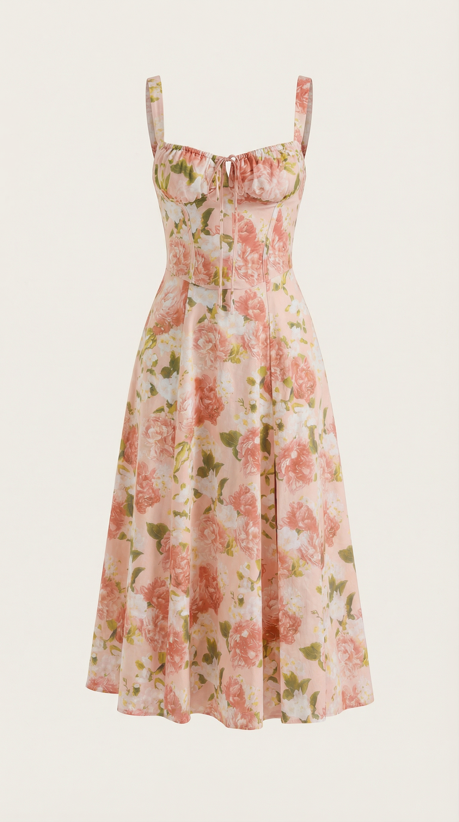 Women's Floral Midi Dress Sweetheart